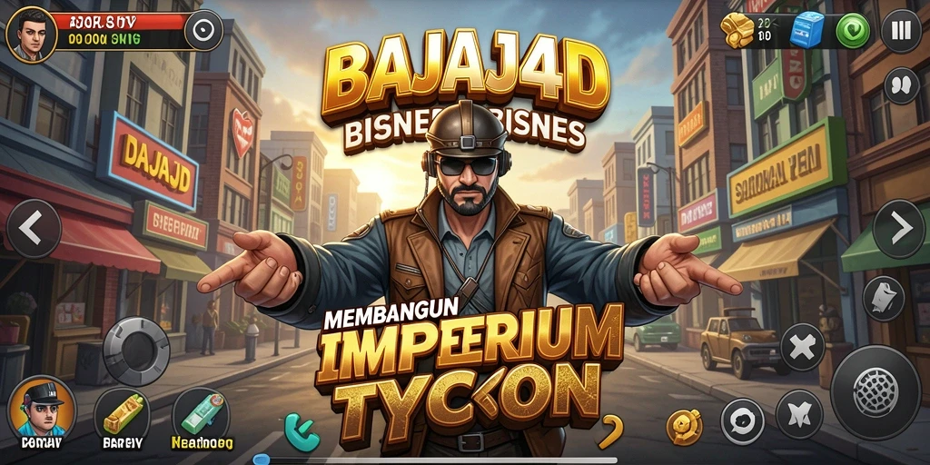 Tangkapan layar gameplay BAJAJ4D menunjukkan aksi membangun bisnis Tycoon.