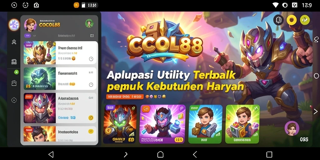 Tampilan antarmuka COCOL88 yang intuitif dan fungsional.