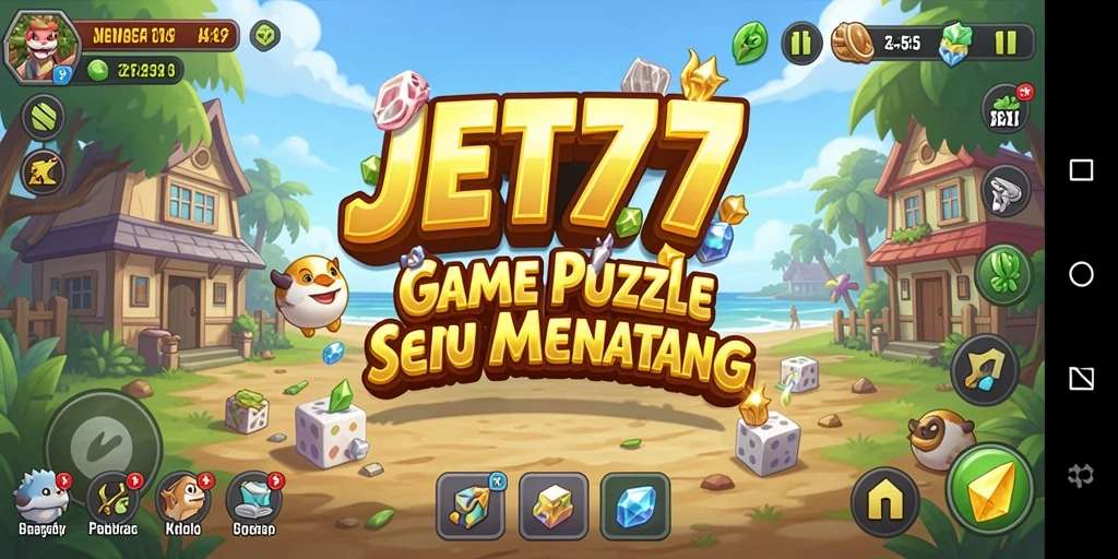 Tampilan gameplay JET77 yang menarik dan menantang.