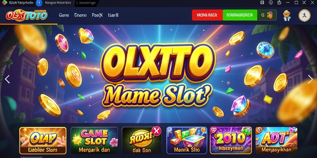 Tampilan gameplay slot OLXTOTO yang memukau dan menarik.