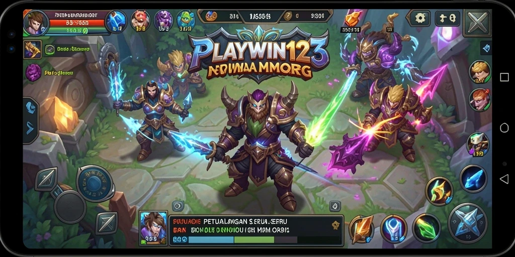 Gameplay seru dari PLAYWIN123 dalam dunia MMORPG yang luas dan menarik.