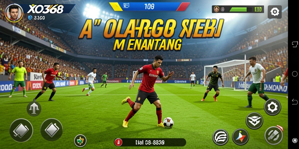 Screenshot gameplay <strong>XO368</strong> menunjukkan aksi olahraga yang mendebarkan.