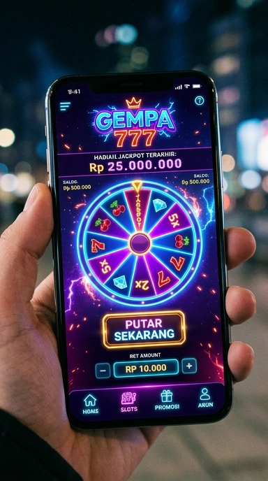Tampilan antarmuka gempa777 yang menarik dan mudah digunakan.