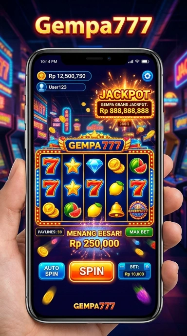 Screenshot aktivitas mengunduh aplikasi di gempa777.